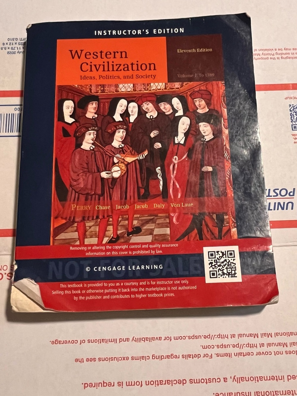 Western Civilization Instructor's Edition Textbook - Red & Navy Cover